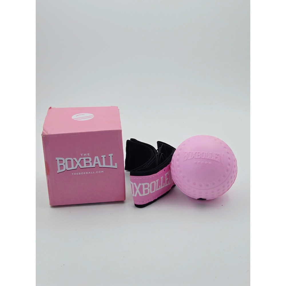 The Boxball Original Reflex Training Ball Pink Hand Eye Coordination NIB